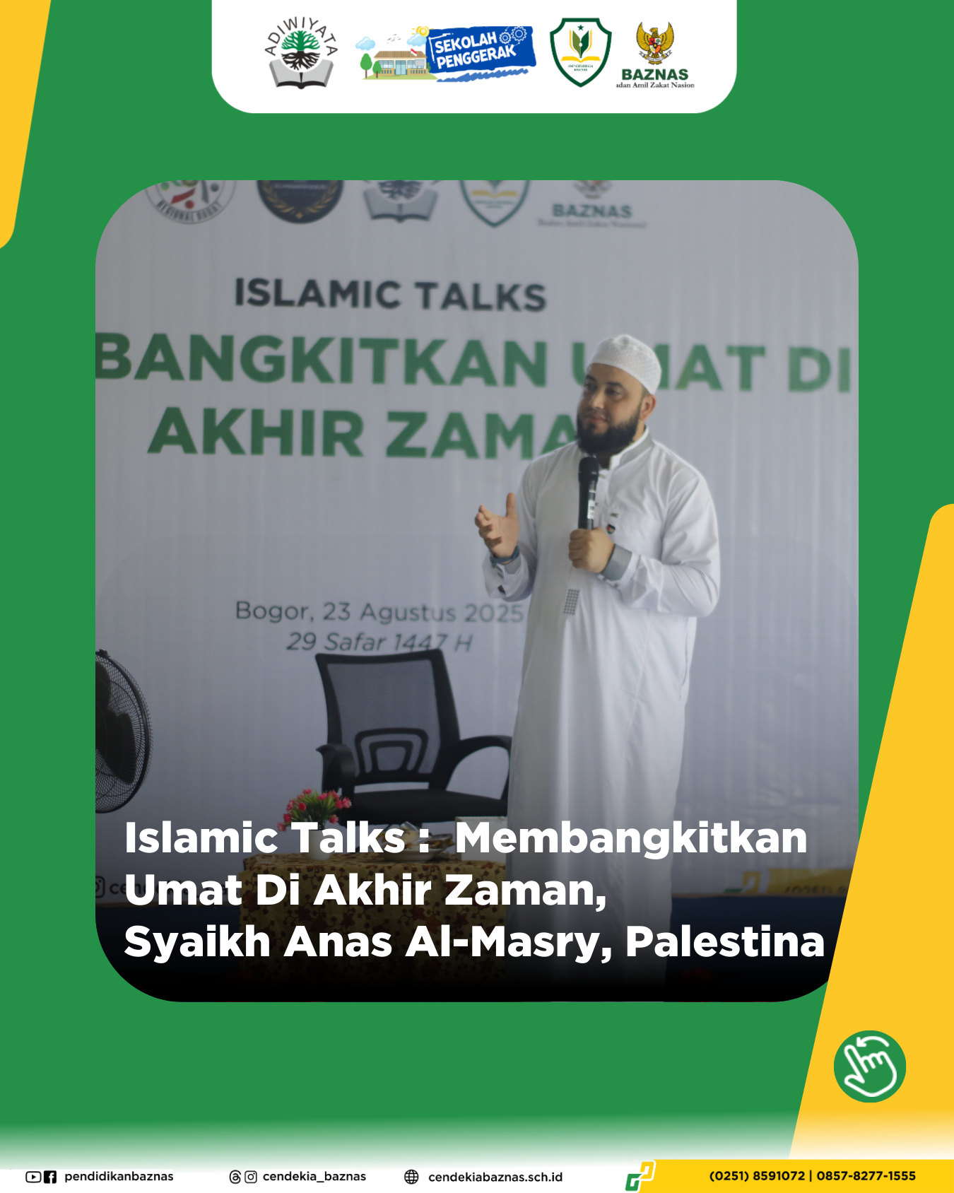 Islamic Talks : Membangkitkan Umat di Akhir Zaman